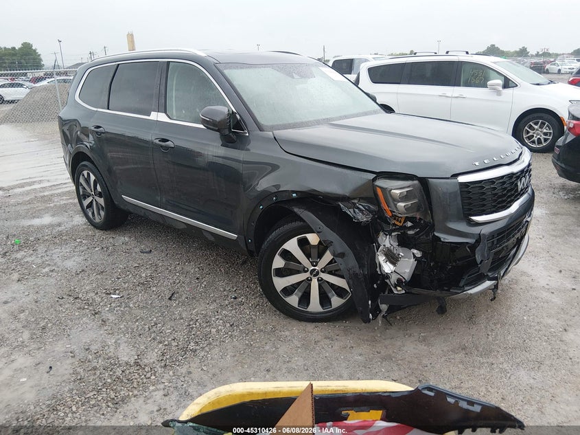 2022 Kia Telluride VIN 5XYP34HC9NG264475 IAAI salvage auction — RIGHT FRONT, Salvage (Missouri), sold $4,150 on 2026-08-01 (photo 1)