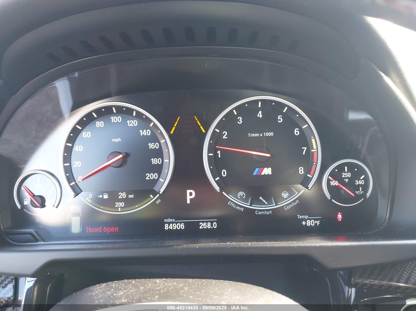 2018 BMW X5 m VIN 5YMKT6C54J0Y84317 IAAI salvage auction — UNDERCARRIAGE, Salvage Title, sold $14,900 on 2026-07-28 (photo 7)