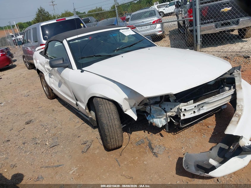 2005 Ford Mustang VIN 1ZVFT84N755234276 IAAI salvage auction — FRONT END, Salvage (North Carolina), sold $175 on 2026-07-09 (photo 1)
