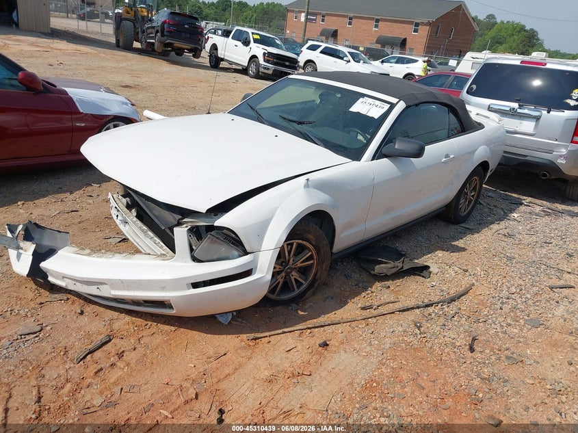 2005 Ford Mustang VIN 1ZVFT84N755234276 IAAI salvage auction — FRONT END, Salvage (North Carolina), sold $175 on 2026-07-09 (photo 2)