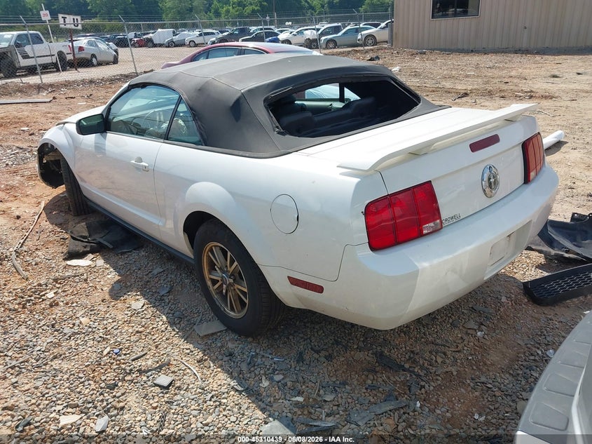 2005 Ford Mustang VIN 1ZVFT84N755234276 IAAI salvage auction — FRONT END, Salvage (North Carolina), sold $175 on 2026-07-09 (photo 3)