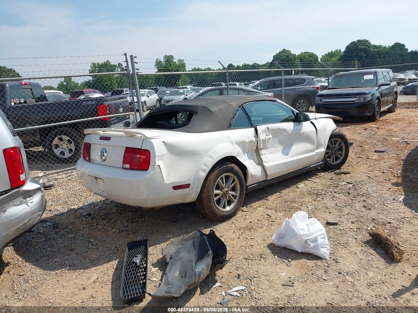 2005 Ford Mustang VIN 1ZVFT84N755234276 IAAI salvage auction — FRONT END, Salvage (North Carolina), sold $175 on 2026-07-09 (photo 4)