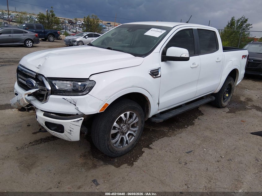 2019 Ford Ranger VIN 1FTER4FH5KLA41113 IAAI salvage auction — FRONT END, Salvage Title, sold $7,400 on 2026-08-24 (photo 2)