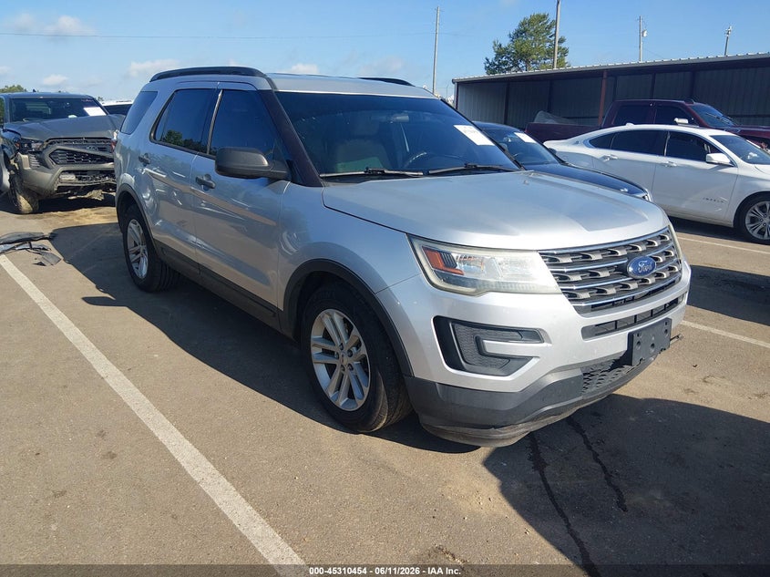 2016 Ford Explorer VIN 1FM5K7B80GGA04851 IAAI salvage auction — LEFT FRONT, Salvage (Mississippi), sold $2,550 on 2026-07-09 (photo 1)