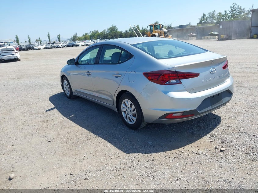 2020 Hyundai Elantra VIN 5NPD74LFXLH612153 IAAI salvage auction — NORMAL WEAR, Sf97 (California), sold $8,100 on 2026-07-28 (photo 3)