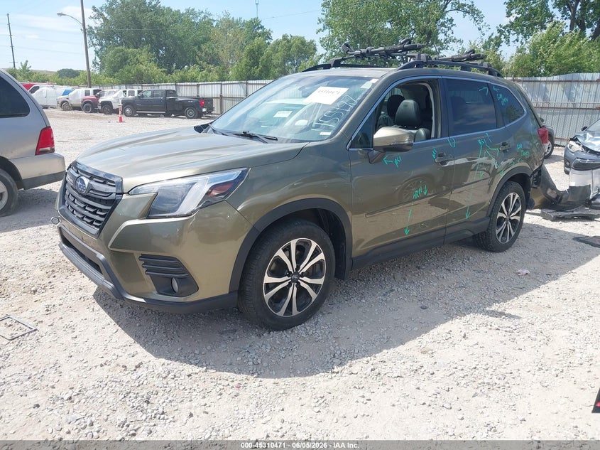 2023 Subaru Forester VIN JF2SKAPC9PH455497 IAAI salvage auction — REAR END, Salvage Title, sold $5,300 on 2026-07-29 (photo 2)