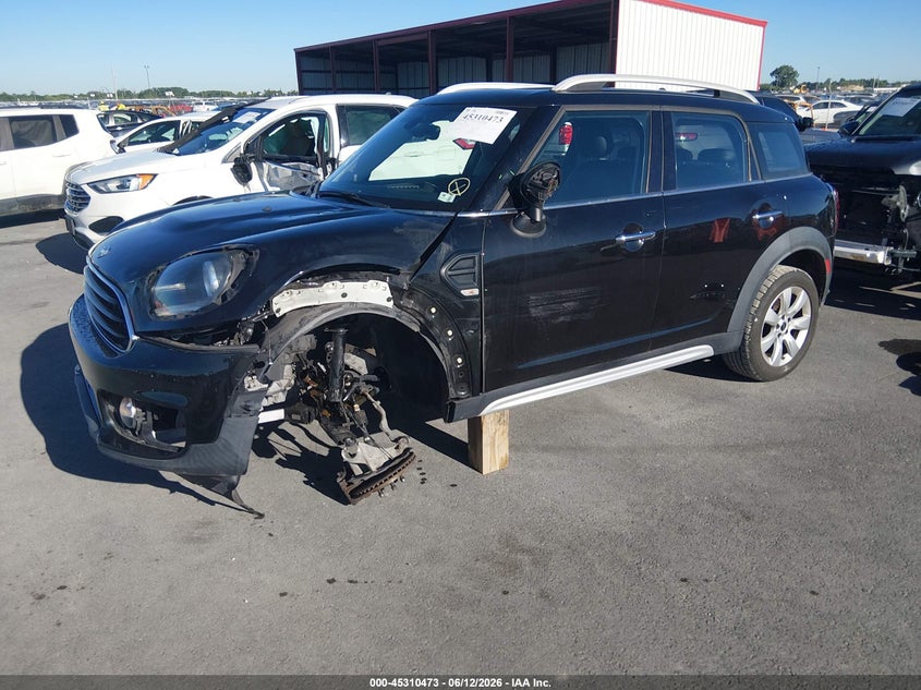 2019 Mini Countryman VIN WMZYS7C58K3F46160 IAAI salvage auction — FRONT END, Salvage (Illinois), sold $1,850 on 2026-07-14 (photo 2)