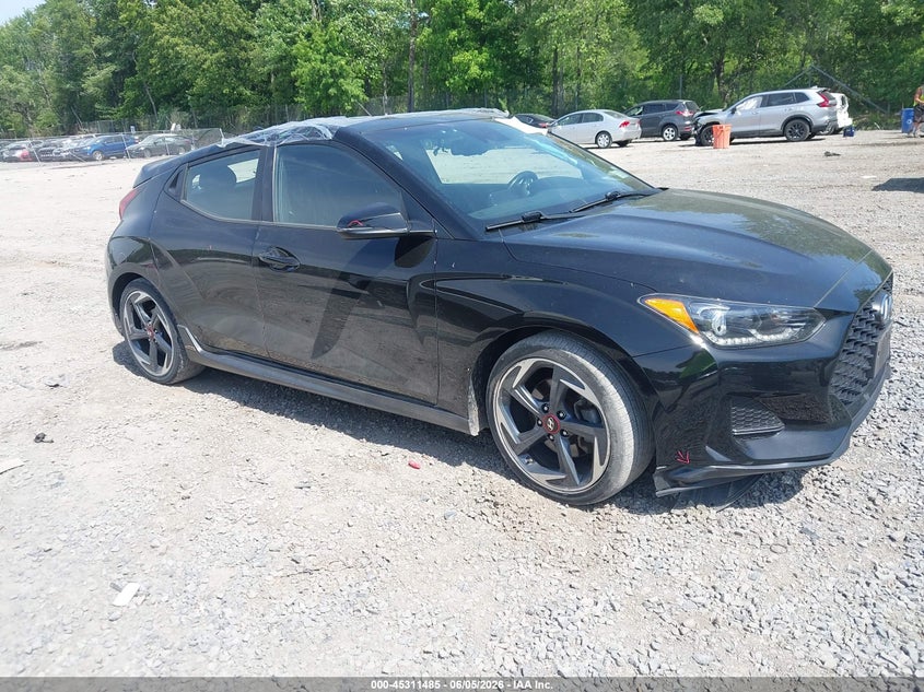 2019 Hyundai Veloster VIN KMHTH6AB5KU013875 IAAI salvage auction — ROOF, Salvage Title, sold $2,225 on 2026-07-14 (photo 1)