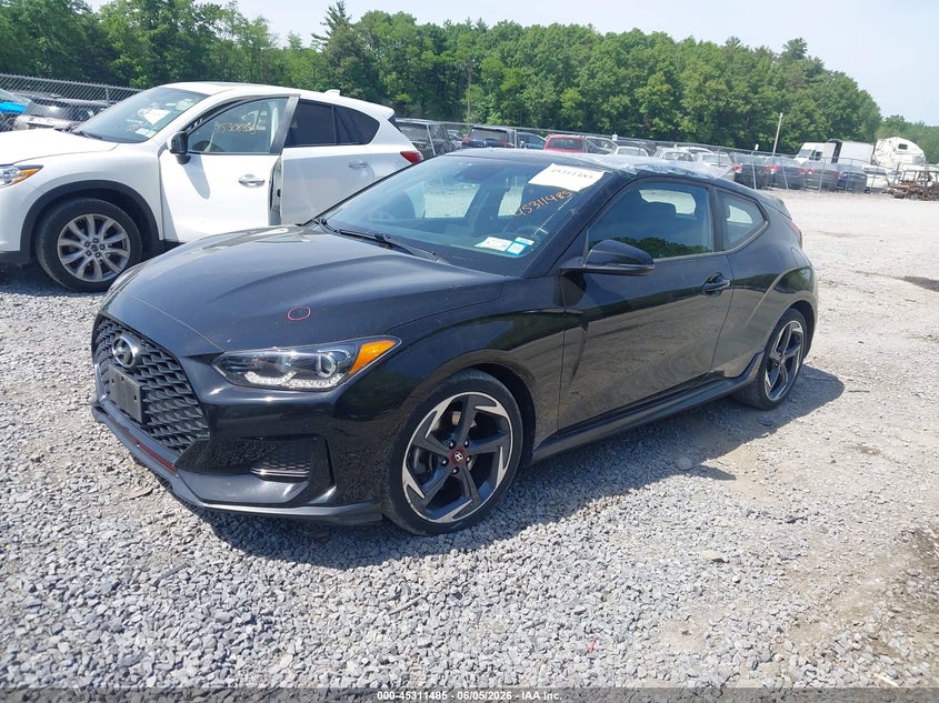 2019 Hyundai Veloster VIN KMHTH6AB5KU013875 IAAI salvage auction — ROOF, Salvage Title, sold $2,225 on 2026-07-14 (photo 2)