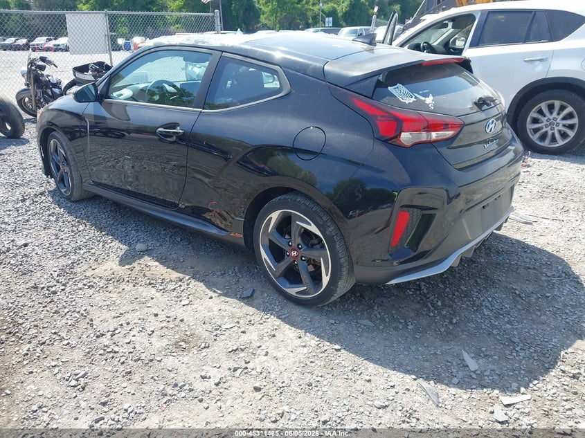 2019 Hyundai Veloster VIN KMHTH6AB5KU013875 IAAI salvage auction — ROOF, Salvage Title, sold $2,225 on 2026-07-14 (photo 3)