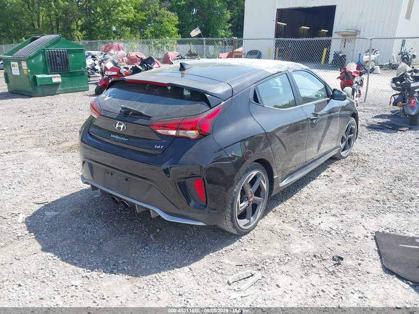 2019 Hyundai Veloster VIN KMHTH6AB5KU013875 IAAI salvage auction — ROOF, Salvage Title, sold $2,225 on 2026-07-14 (photo 4)