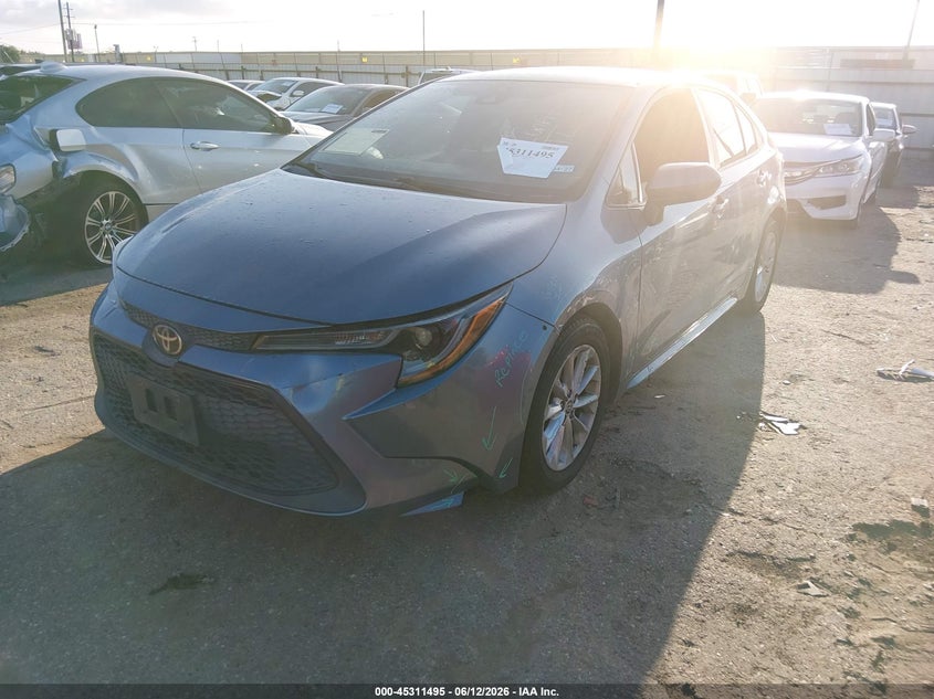 2020 Toyota Corolla VIN 5YFHPRAEXLP021896 IAAI salvage auction — LEFT SIDE, Original (Texas), sold $5,000 on 2026-07-29 (photo 2)