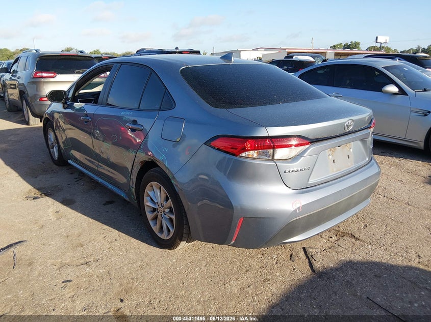 2020 Toyota Corolla VIN 5YFHPRAEXLP021896 IAAI salvage auction — LEFT SIDE, Original (Texas), sold $5,000 on 2026-07-29 (photo 3)