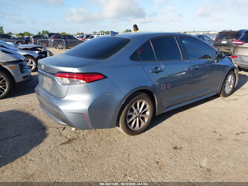 2020 Toyota Corolla VIN 5YFHPRAEXLP021896 IAAI salvage auction — LEFT SIDE, Original (Texas), sold $5,000 on 2026-07-29 (photo 4)