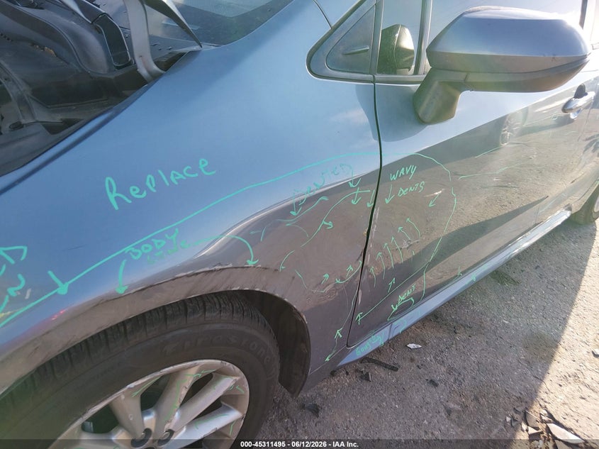 2020 Toyota Corolla VIN 5YFHPRAEXLP021896 IAAI salvage auction — LEFT SIDE, Original (Texas), sold $5,000 on 2026-07-29 (photo 6)