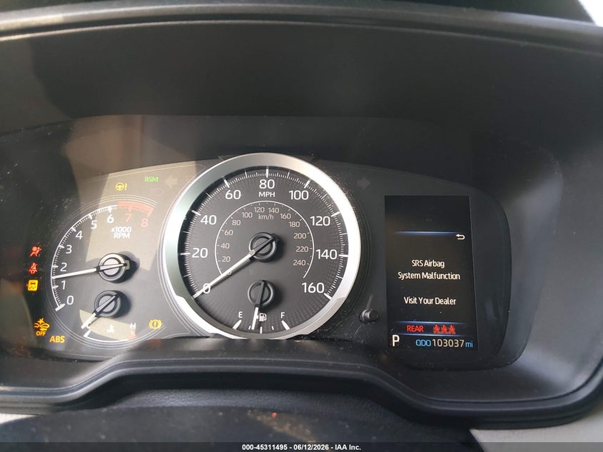 2020 Toyota Corolla VIN 5YFHPRAEXLP021896 IAAI salvage auction — LEFT SIDE, Original (Texas), sold $5,000 on 2026-07-29 (photo 7)