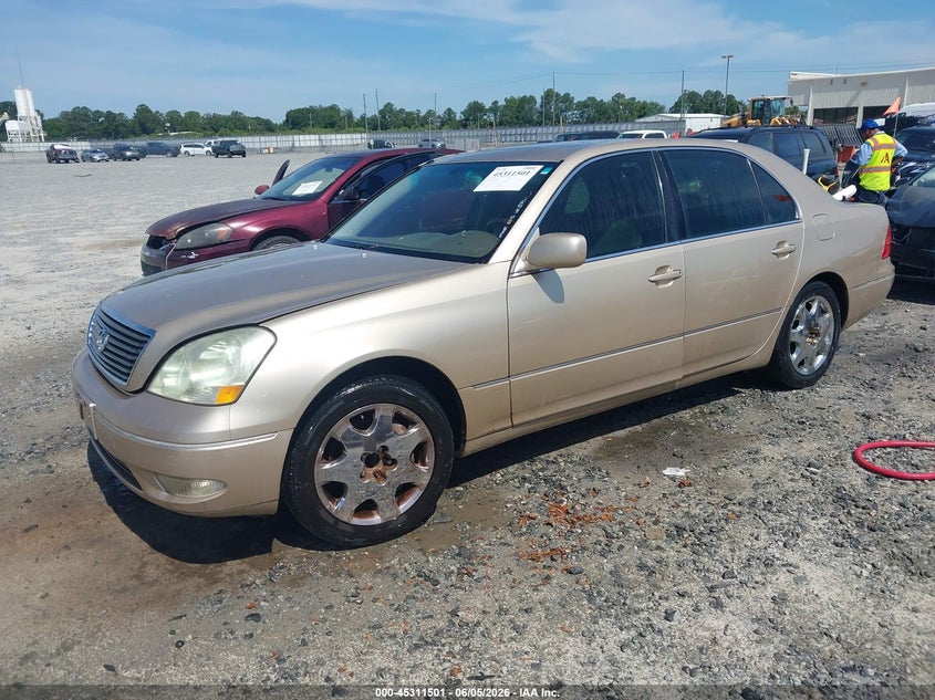 2001 Lexus Ls 430 VIN JTHBN30FX10051957 IAAI salvage auction — FRONT & REAR, Repossession Paperwork (Georgia), sold $25 on 2026-07-06 (photo 2)