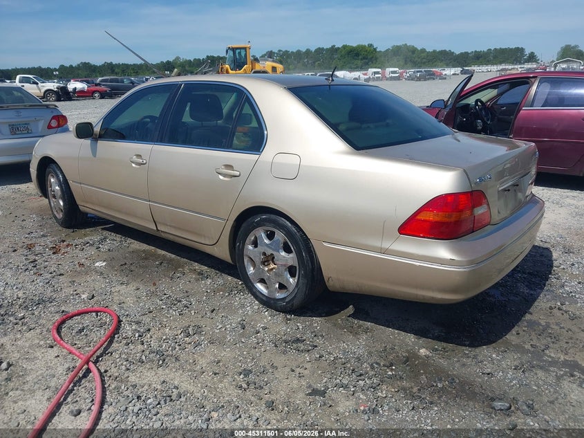 2001 Lexus Ls 430 VIN JTHBN30FX10051957 IAAI salvage auction — FRONT & REAR, Repossession Paperwork (Georgia), sold $25 on 2026-07-06 (photo 3)
