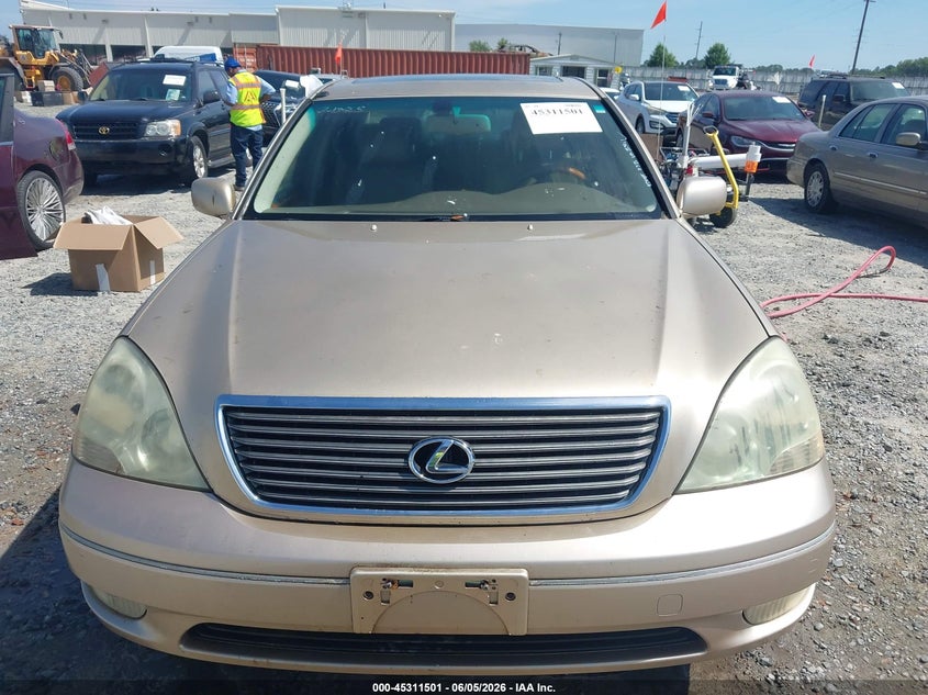 2001 Lexus Ls 430 VIN JTHBN30FX10051957 IAAI salvage auction — FRONT & REAR, Repossession Paperwork (Georgia), sold $25 on 2026-07-06 (photo 6)