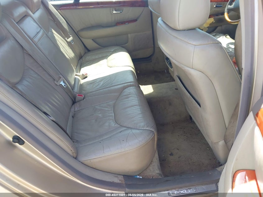 2001 Lexus Ls 430 VIN JTHBN30FX10051957 IAAI salvage auction — FRONT & REAR, Repossession Paperwork (Georgia), sold $25 on 2026-07-06 (photo 8)