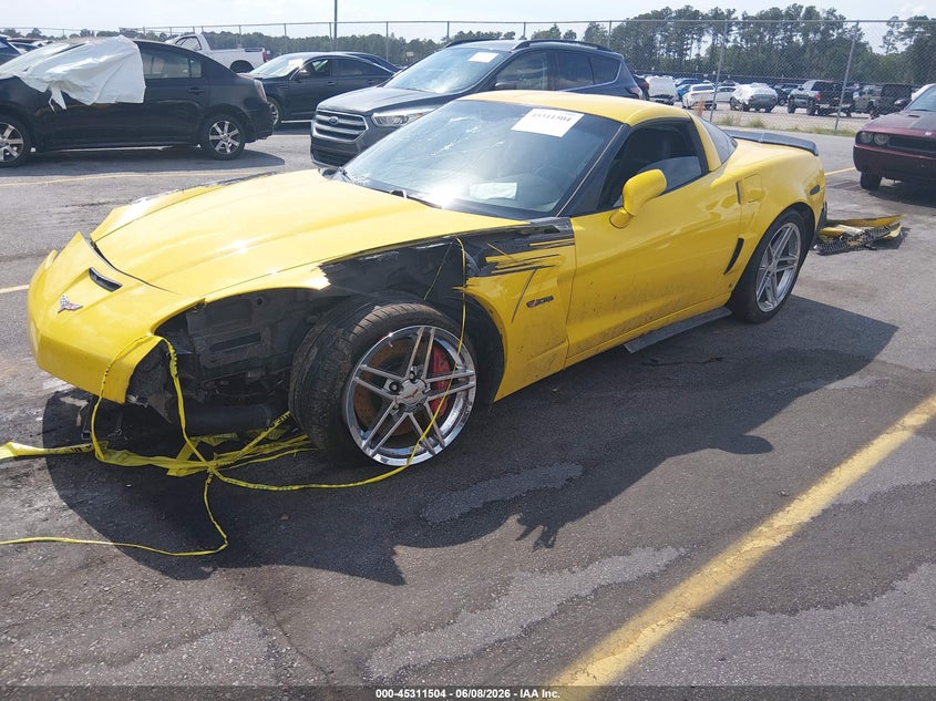 2008 Chevrolet Corvette VIN 1G1YY26EX85108854 IAAI salvage auction — ROLLOVER, Salvage (Tennessee), sold $9,600 on 2026-07-18 (photo 2)
