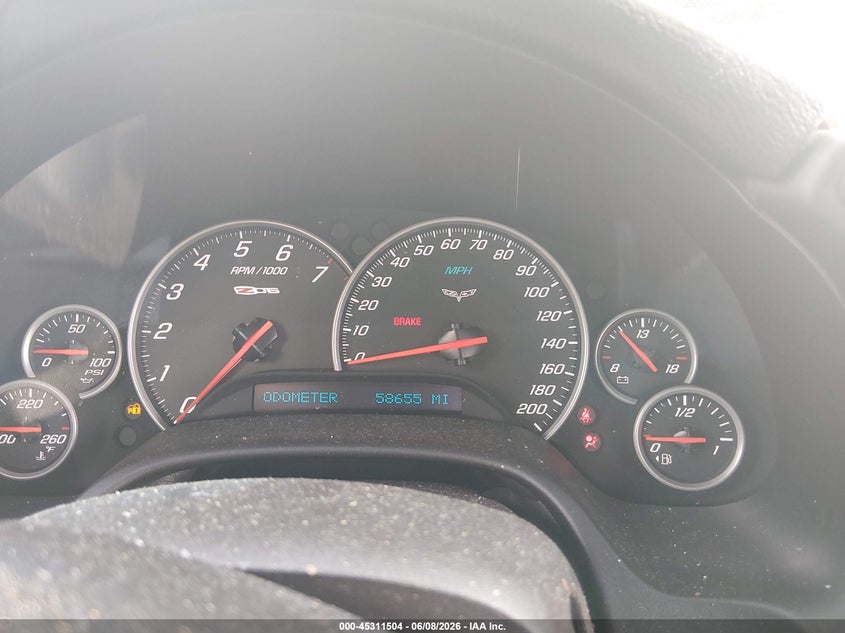 2008 Chevrolet Corvette VIN 1G1YY26EX85108854 IAAI salvage auction — ROLLOVER, Salvage (Tennessee), sold $9,600 on 2026-07-18 (photo 7)