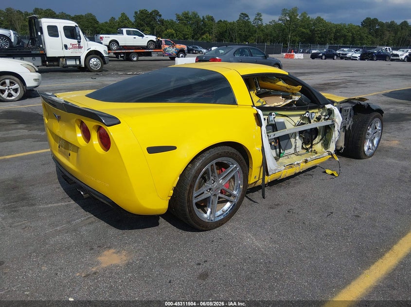 2008 Chevrolet Corvette VIN 1G1YY26EX85108854 IAAI salvage auction — ROLLOVER, Salvage (Tennessee), sold $9,600 on 2026-07-18 (photo 4)