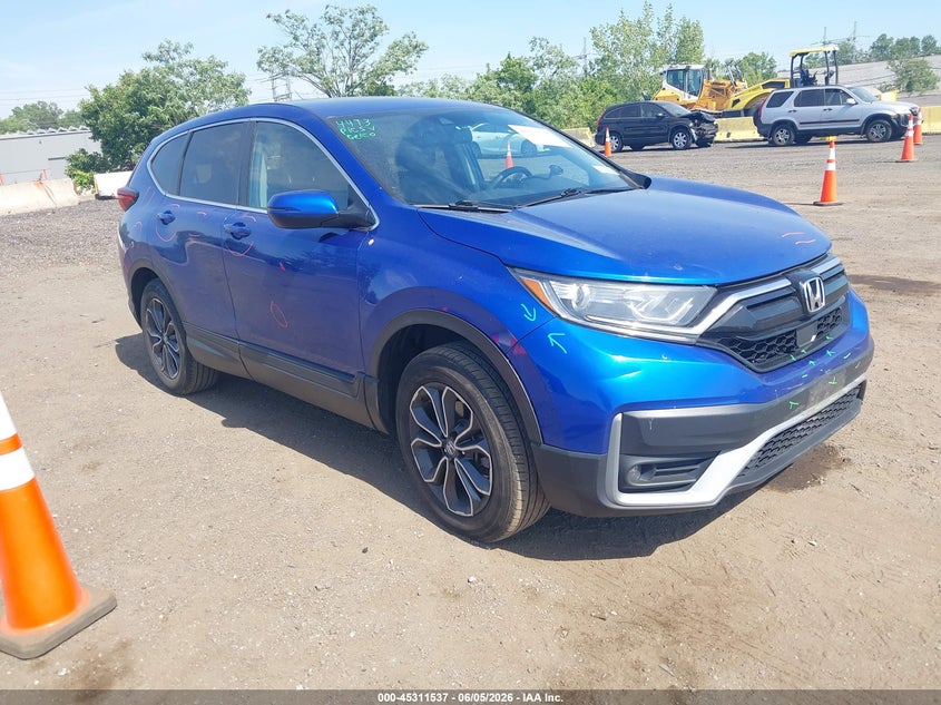 2021 Honda Cr-v VIN 7FARW2H87ME004473 IAAI salvage auction — REAR END, Salvage Title, sold $9,450 on 2026-07-21 (photo 1)
