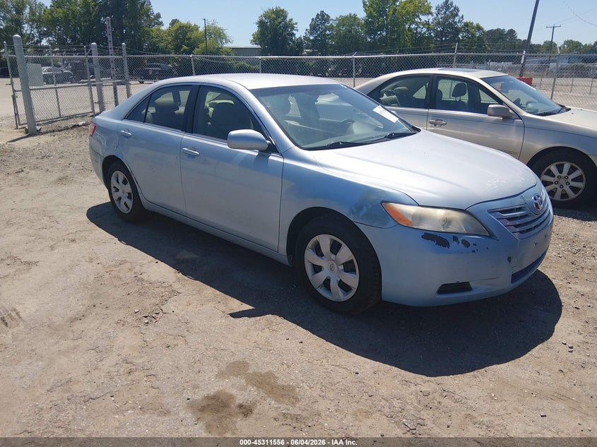 2007 Toyota Camry VIN JTNBE46K373022993 IAAI salvage auction — NORMAL WEAR, Clear (Virginia), sold $800 on 2026-07-17 (photo 1)
