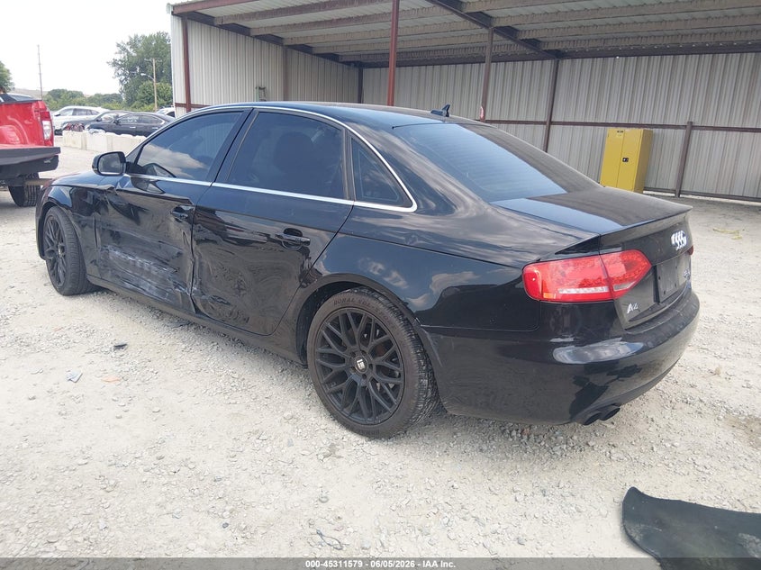 2011 Audi A4 VIN WAUFFAFL6BN025424 IAAI salvage auction — LEFT SIDE, Salvage (Ohio), sold $625 on 2026-07-15 (photo 3)