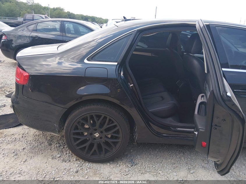 2011 Audi A4 VIN WAUFFAFL6BN025424 IAAI salvage auction — LEFT SIDE, Salvage (Ohio), sold $625 on 2026-07-15 (photo 8)