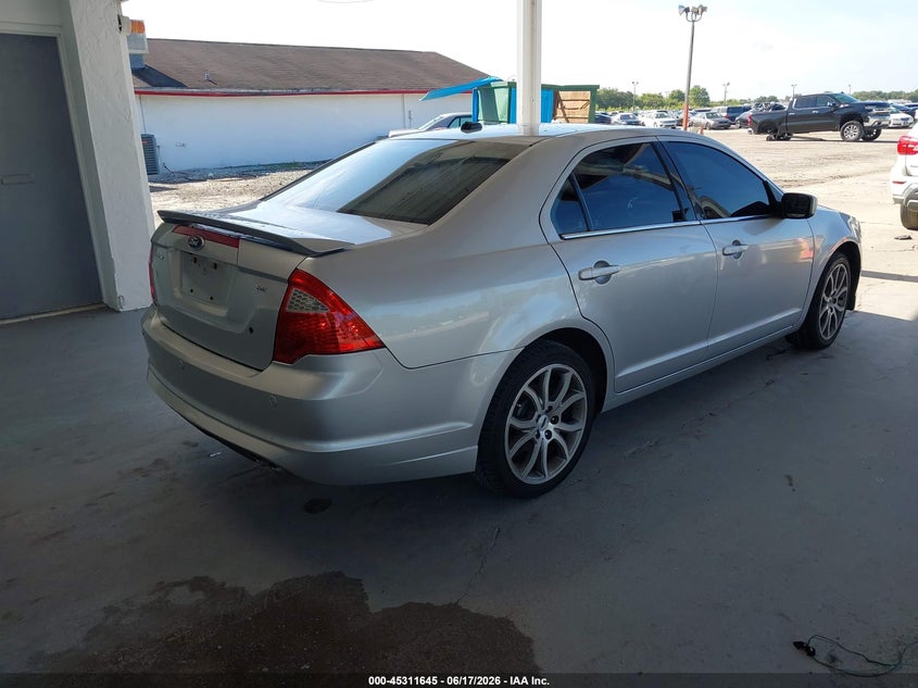 2012 Ford Fusion VIN 3FAHP0HA7CR124840 IAAI salvage auction — FRONT END, Clear (Florida), sold $225 on 2026-07-23 (photo 4)
