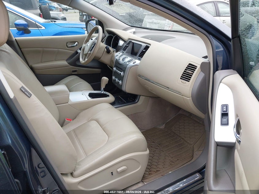 2011 Nissan Murano VIN JN8AZ1MW2BW180133 IAAI salvage auction — NORMAL WEAR, Clear (Washington), sold $425 on 2026-07-22 (photo 5)