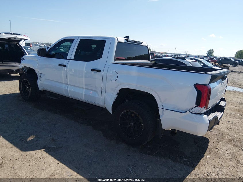 2025 Toyota Tundra VIN 5TFKB5DB4SX262755 IAAI salvage auction — FRONT END, Salvage Title, sold $17,200 on 2026-07-22 (photo 3)