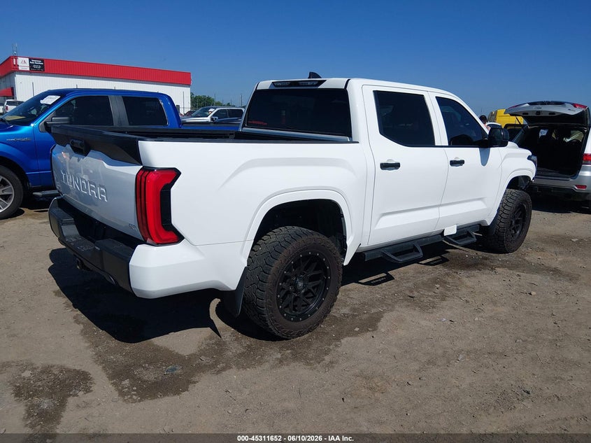 2025 Toyota Tundra VIN 5TFKB5DB4SX262755 IAAI salvage auction — FRONT END, Salvage Title, sold $17,200 on 2026-07-22 (photo 4)
