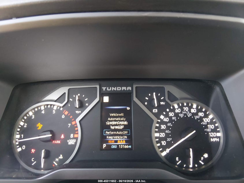 2025 Toyota Tundra VIN 5TFKB5DB4SX262755 IAAI salvage auction — FRONT END, Salvage Title, sold $17,200 on 2026-07-22 (photo 7)