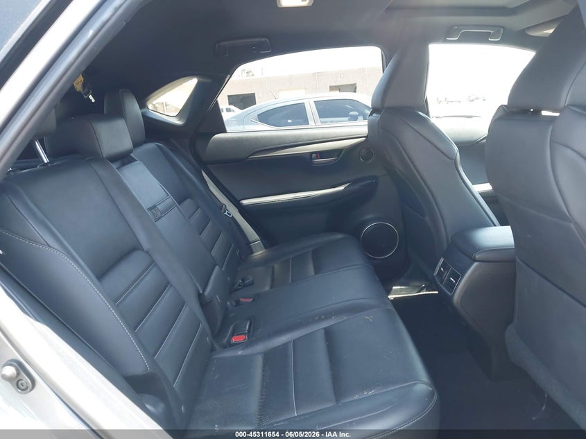 2015 Lexus Nx VIN JTJYARBZ9F2002078 IAAI salvage auction — REAR END, Salvage Title, sold $9,725 on 2026-07-20 (photo 8)
