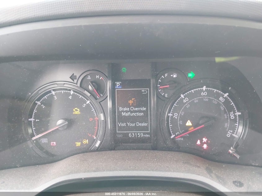 2022 Toyota 4runner VIN JTENU5JR0N6060381 IAAI salvage auction — FRONT END, Salvage Title, sold $7,500 on 2026-07-12 (photo 7)