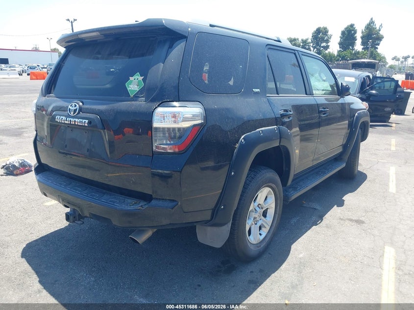 2018 Toyota 4runner VIN JTEBU5JR6J5519013 IAAI salvage auction — LEFT FRONT, Salvage Title, sold $12,275 on 2026-07-20 (photo 4)