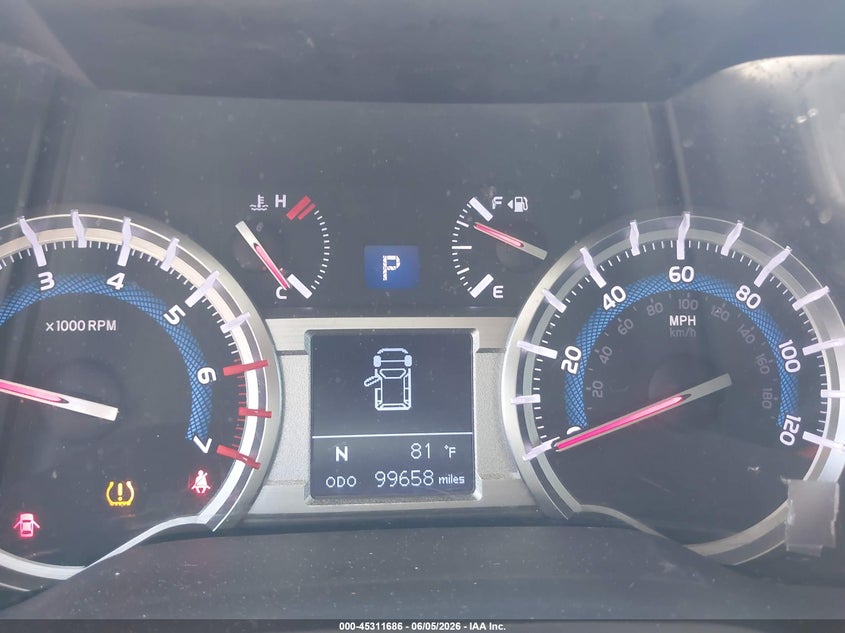 2018 Toyota 4runner VIN JTEBU5JR6J5519013 IAAI salvage auction — LEFT FRONT, Salvage Title, sold $12,275 on 2026-07-20 (photo 7)
