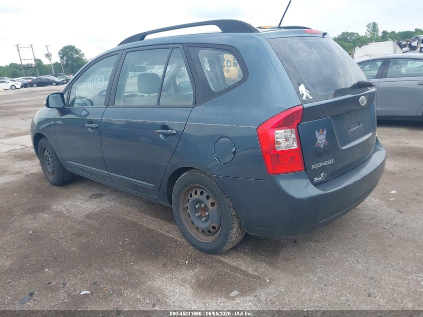 2010 Kia Rondo VIN KNAHG8C80A7303770 IAAI salvage auction — RIGHT FRONT, Clear (Indiana), sold $475 on 2026-07-14 (photo 3)