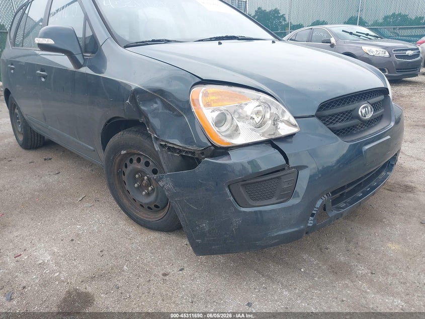 2010 Kia Rondo VIN KNAHG8C80A7303770 IAAI salvage auction — RIGHT FRONT, Clear (Indiana), sold $475 on 2026-07-14 (photo 6)
