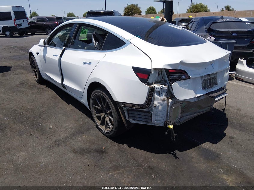 2018 Tesla Model 3 VIN 5YJ3E1EA6JF168556 IAAI salvage auction — REAR END, Salvage Title, sold $3,250 on 2026-07-23 (photo 3)