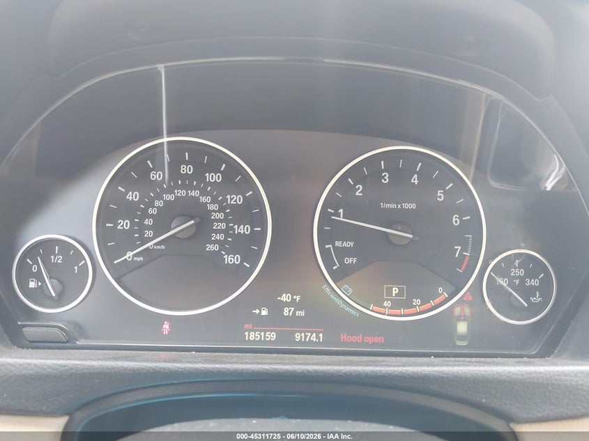 2015 BMW 3er VIN WBA3A5G5XFNS91558 IAAI salvage auction — FRONT END, Salvage (Mississippi), sold $950 on 2026-07-11 (photo 7)