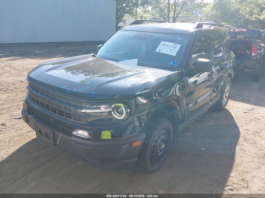 2022 Ford Bronco sport VIN 3FMCR9A61NRD01664 IAAI salvage auction — LEFT SIDE, Salvage (Virginia), sold $4,100 on 2026-07-09 (photo 2)