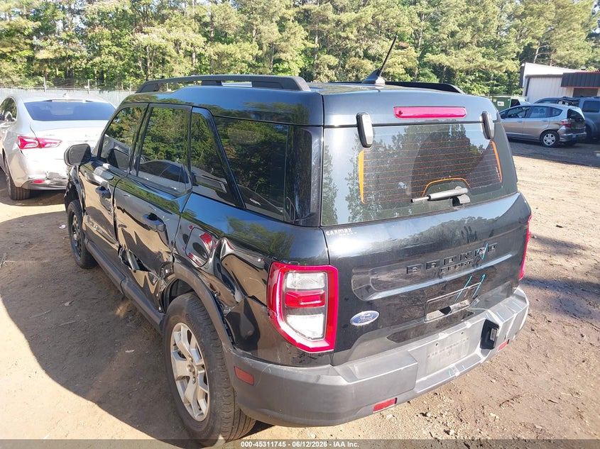 2022 Ford Bronco sport VIN 3FMCR9A61NRD01664 IAAI salvage auction — LEFT SIDE, Salvage (Virginia), sold $4,100 on 2026-07-09 (photo 3)