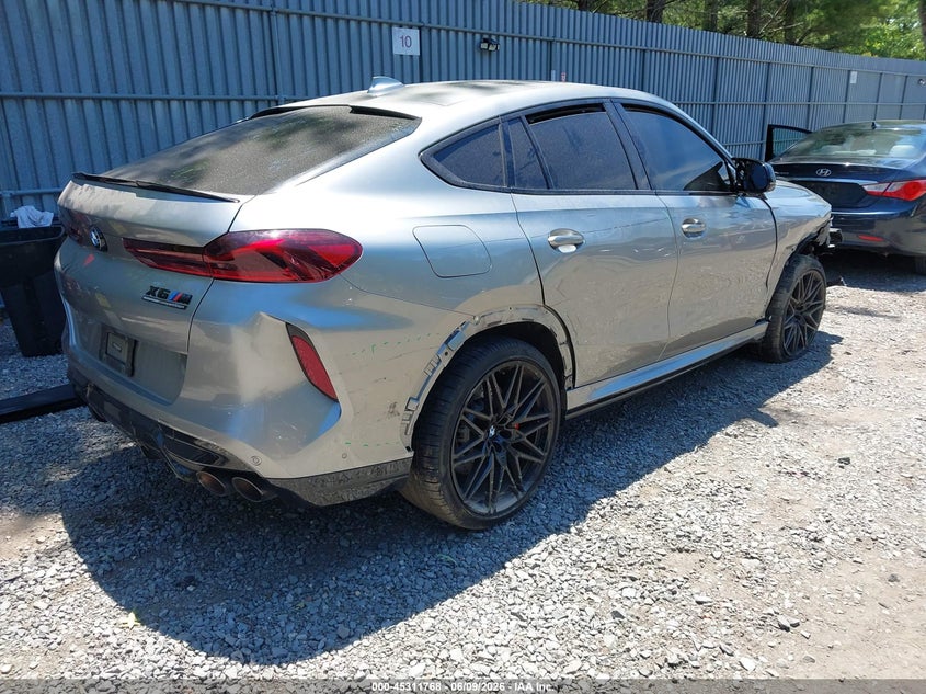 2021 BMW X6 m VIN 5YMCY0C06M9F58271 IAAI salvage auction — THEFT, Salvage (New Jersey), sold $28,000 on 2026-08-10 (photo 4)