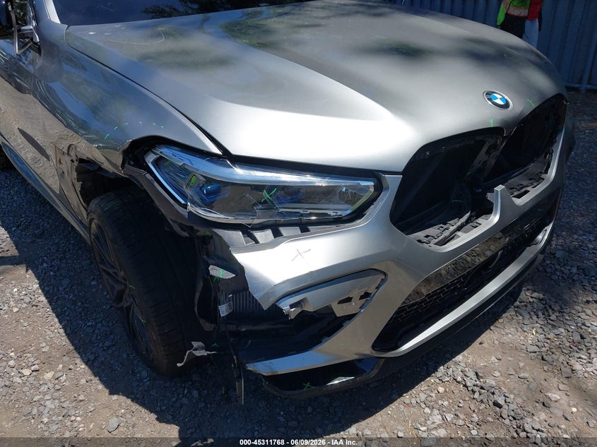 2021 BMW X6 m VIN 5YMCY0C06M9F58271 IAAI salvage auction — THEFT, Salvage (New Jersey), sold $28,000 on 2026-08-10 (photo 6)