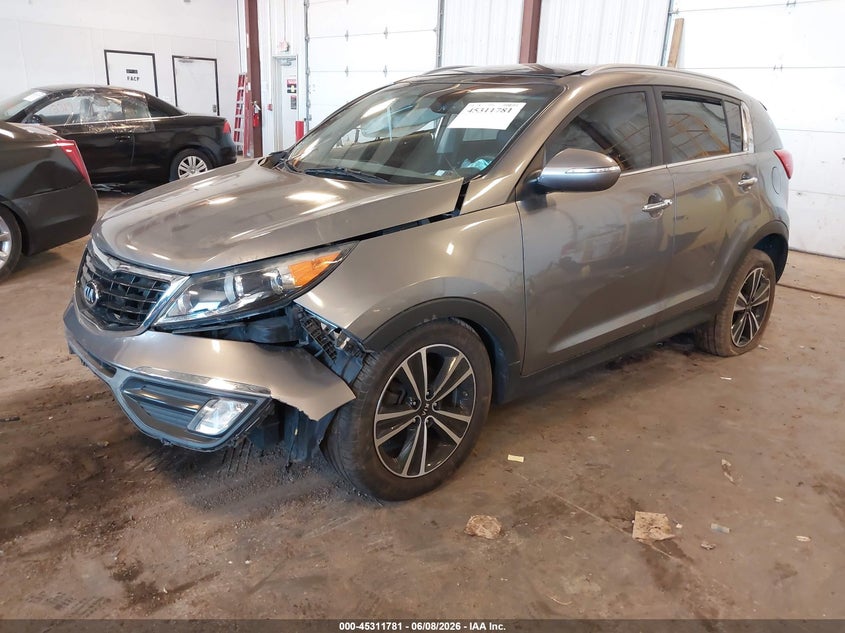 2016 Kia Sportage VIN KNDPC3A60G7803709 IAAI salvage auction — FRONT END, Salvage Title, sold $225 on 2026-07-28 (photo 2)
