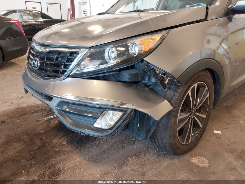 2016 Kia Sportage VIN KNDPC3A60G7803709 IAAI salvage auction — FRONT END, Salvage Title, sold $225 on 2026-07-28 (photo 6)
